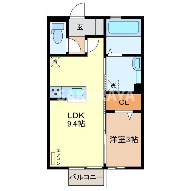 サンテ・キャトルの物件間取画像