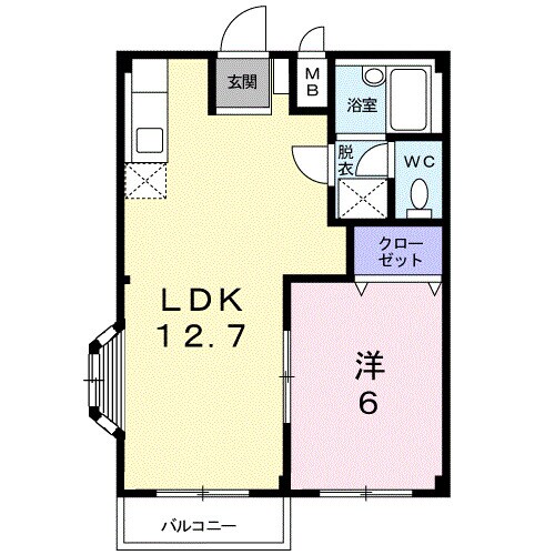 エルディム　吉田の物件間取画像