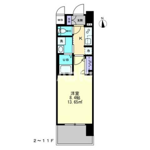 S-RESIDENCE中央町alectraの物件間取画像