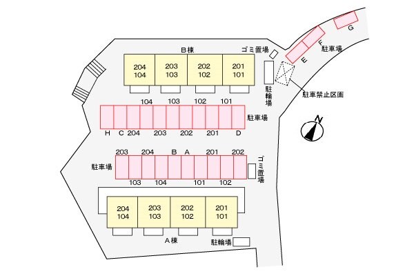 ニューシティー八栗口Ｂの物件外観写真