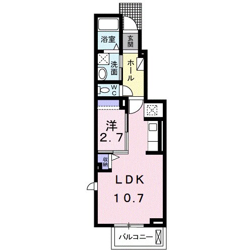 カルム樹の物件間取画像