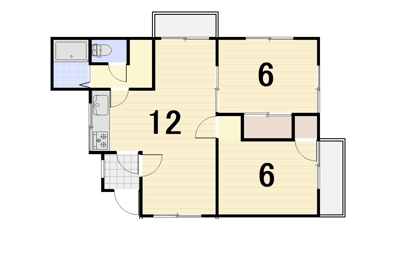 ファーマランドF2の物件間取画像
