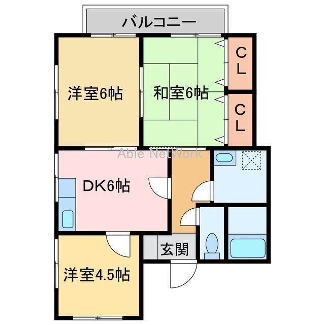 物件間取画像