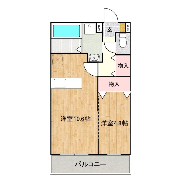 セレストローズの物件間取画像