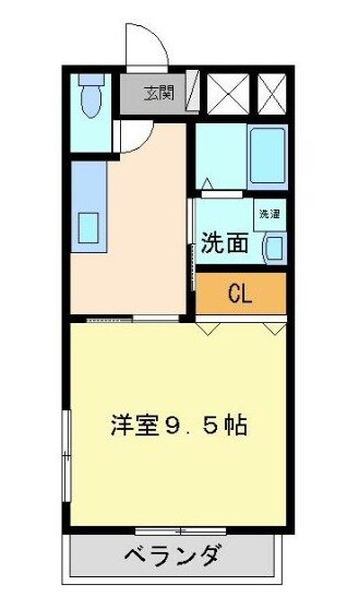 ルエ・デュ・パルクの物件間取画像