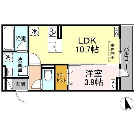 D-residence引野の物件間取画像