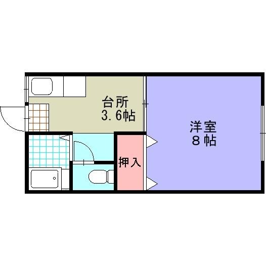 シティオフェリサの物件間取画像