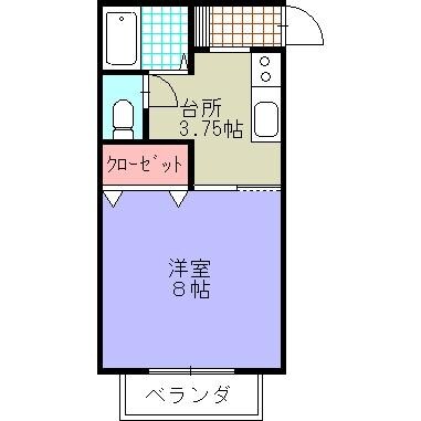 ファランドール松尾の物件間取画像