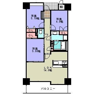 桜山閣の物件間取画像