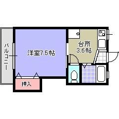 エストワン本町の物件間取画像