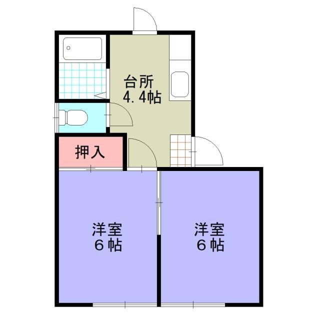 サンバーストSの物件間取画像