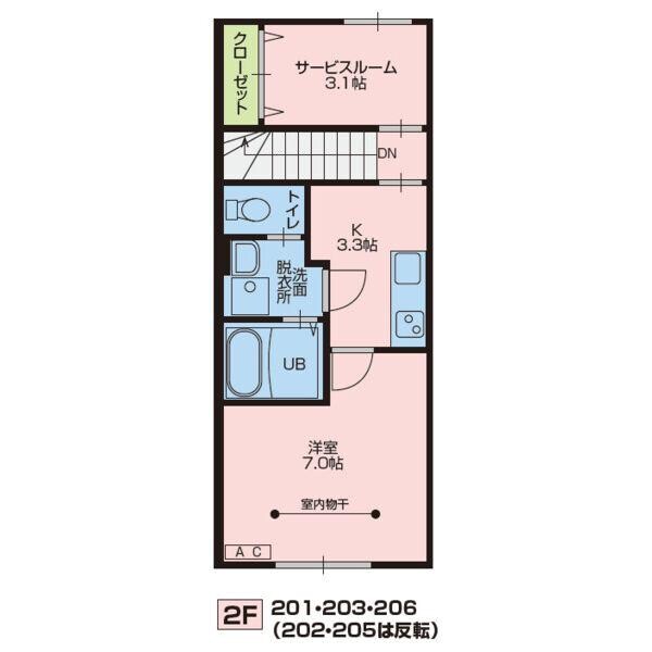オークの物件間取画像