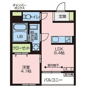 ドミール内丸の物件間取画像