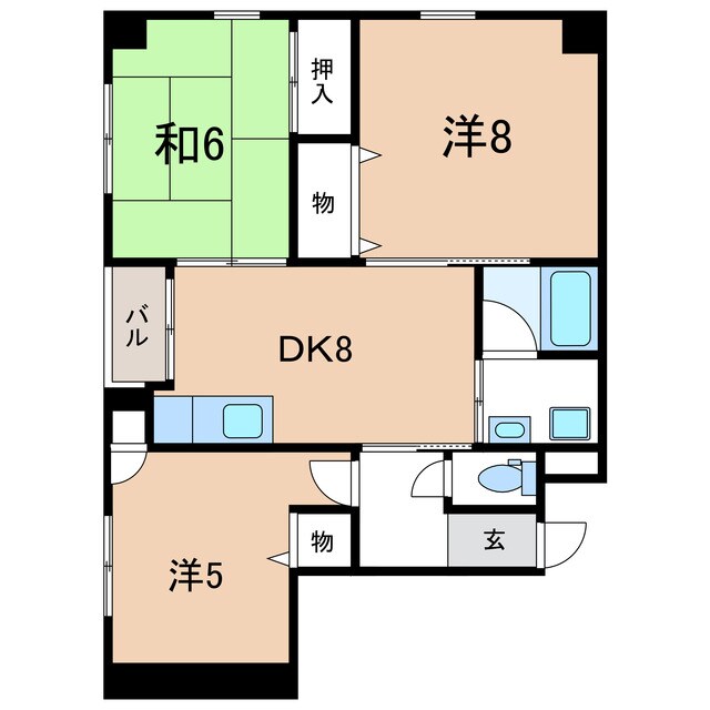 BIKO213ビルの物件間取画像