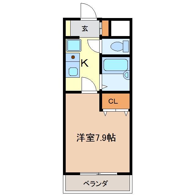 第2コーポ魚半の物件間取画像