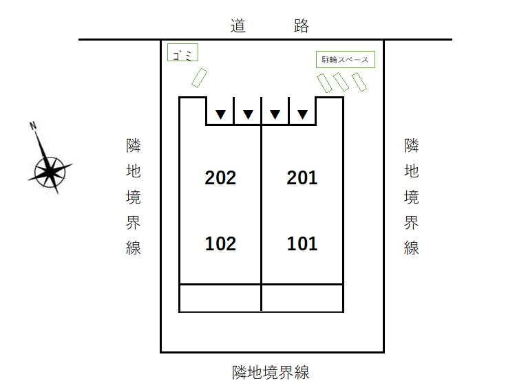 ルミエール明野の物件外観写真