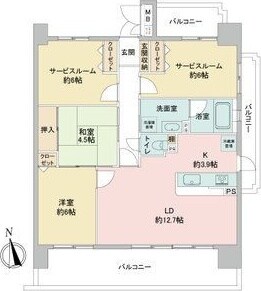 スクエア名古屋港の物件間取画像