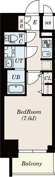S-RESIDENCE熱田Ⅱの物件間取画像