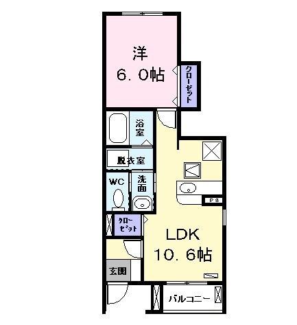 グランディールⅡの物件間取画像