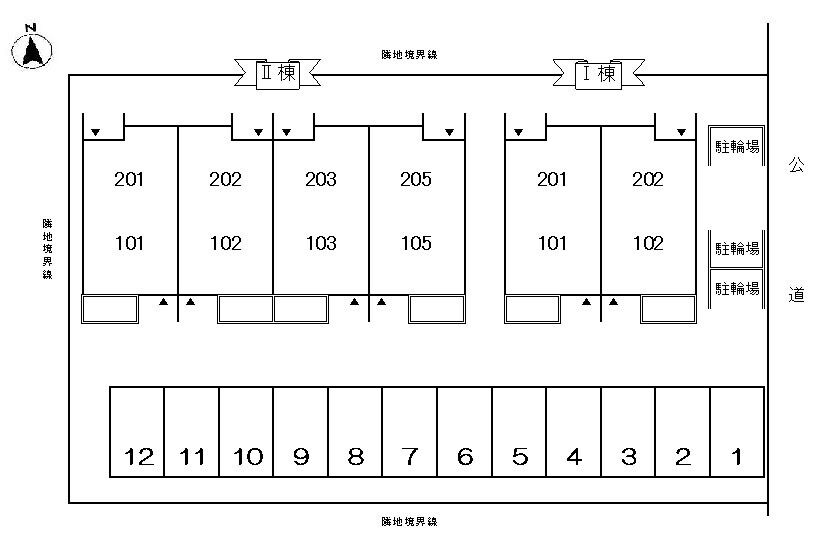 グランディールⅡの物件外観写真