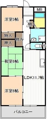 物件間取画像