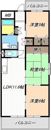 物件間取画像