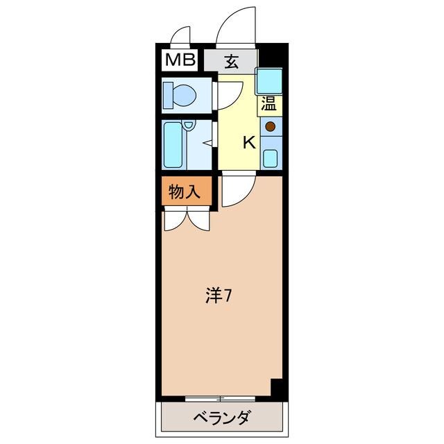リバティハイツ白鳥の物件間取画像