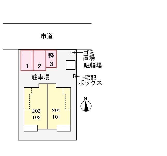 ペリドット鳴浜の物件外観写真