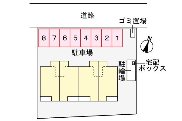 クレールの物件外観写真