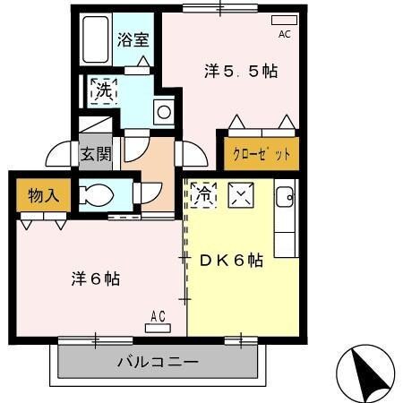 物件間取画像