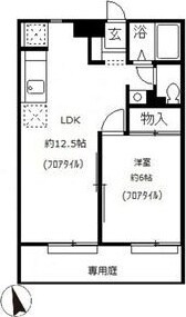 グリーンパーク鳴海の物件間取画像