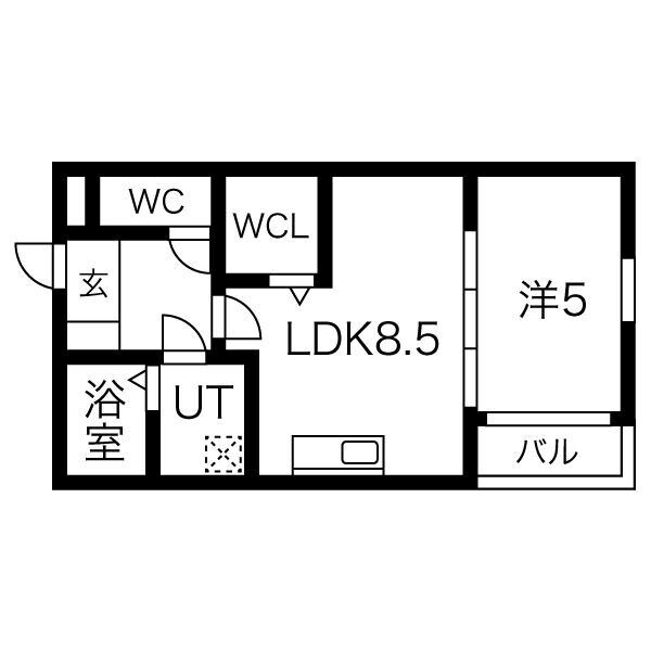 Leciel桜本町の物件間取画像