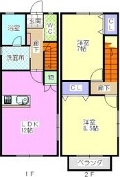 バンベイルの物件間取画像