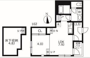 ハーモニーテラス寺崎町の物件間取画像
