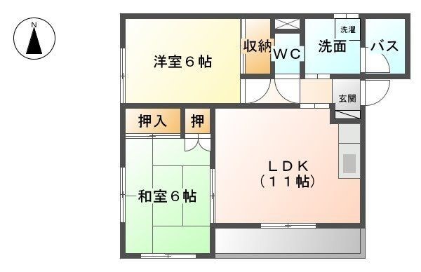 サンシャインＫの物件間取画像