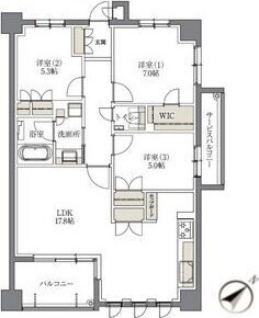アヴァンセテラス瑞穂日向町の物件間取画像