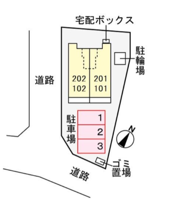 クレアガーデン大高台の物件外観写真