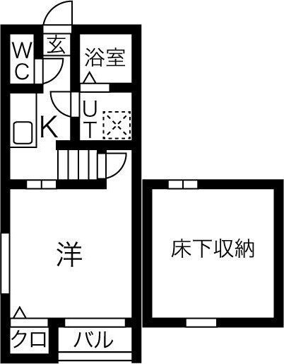 ネオコーポ内田橋の物件間取画像