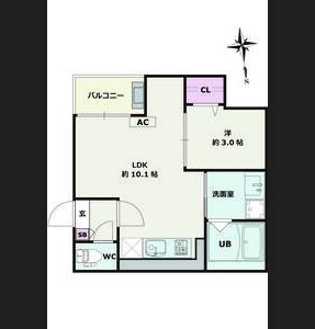 Jack shibatahondoriⅠの物件間取画像