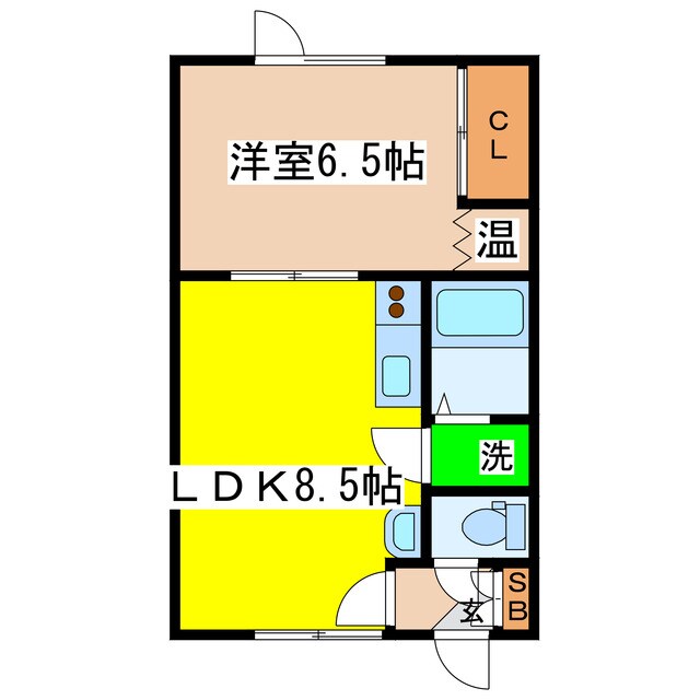 ホクトＫの物件間取画像