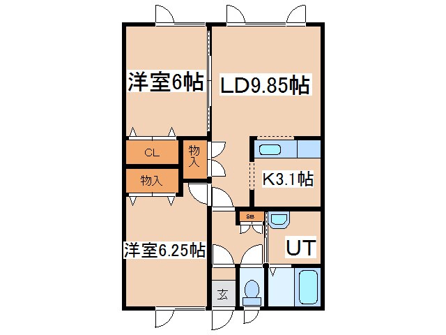 Blue　Coastの物件間取画像