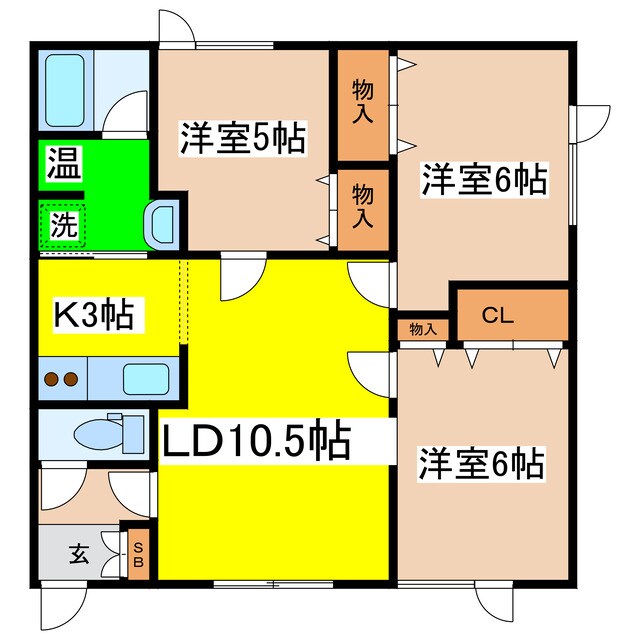 Ｓの物件間取画像