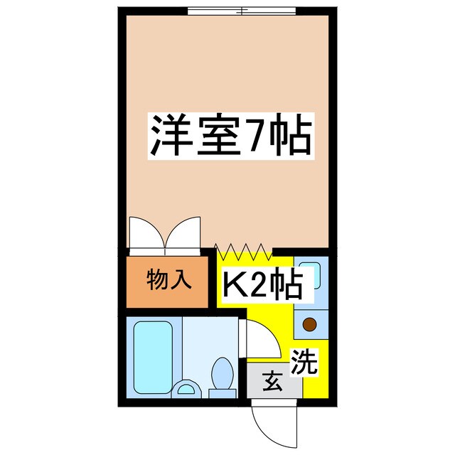 コーポ楽の物件間取画像