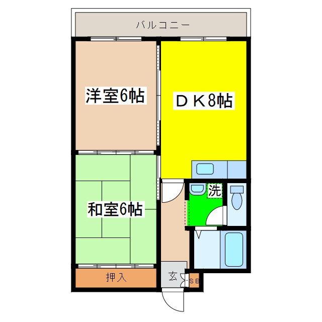 オレンジビルの物件間取画像