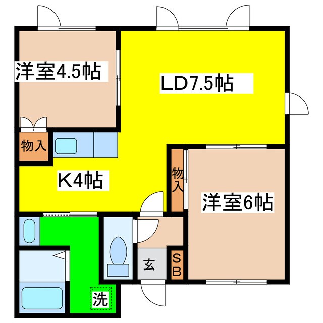 ブランシェの物件間取画像
