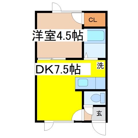 ＩＮ　ＦＵＭＩＺＯＮＯ（インフミゾノ）の物件間取画像