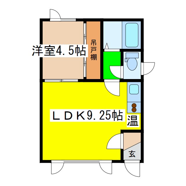 ノースシティの物件間取画像