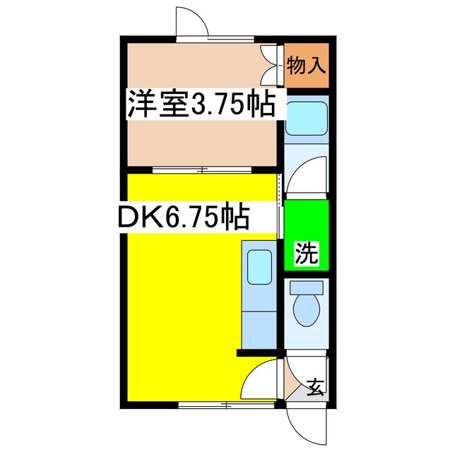 コーポアルファの物件間取画像