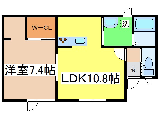 アイス昭和の物件間取画像
