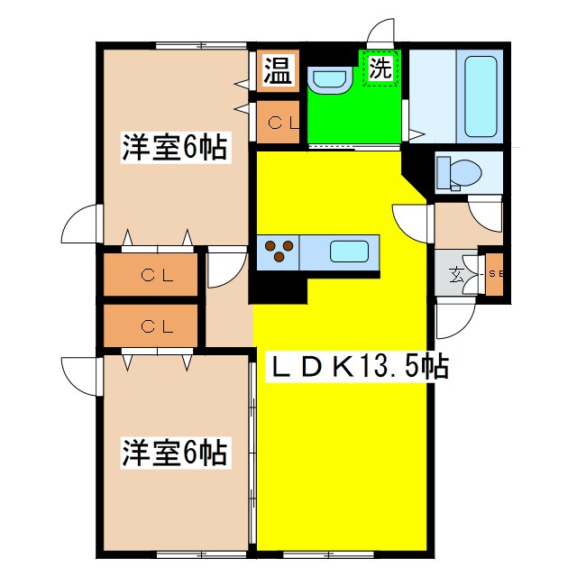 プレシャスコートＡの物件間取画像